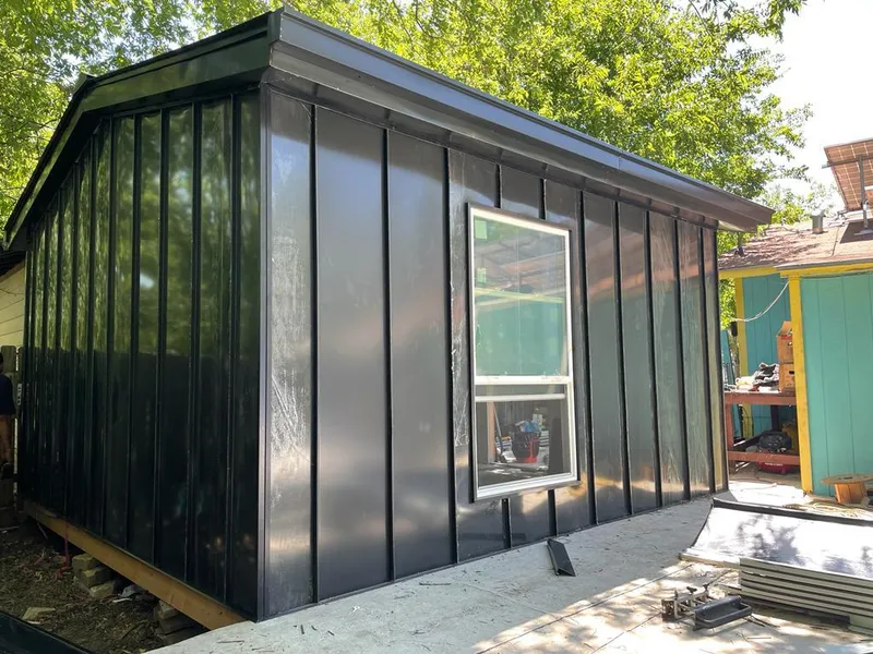 Black standing seam metal wall panels for Roof Inspection in Berkeley